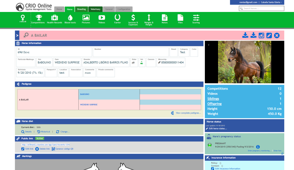 screenshot of CRIO ONLINE